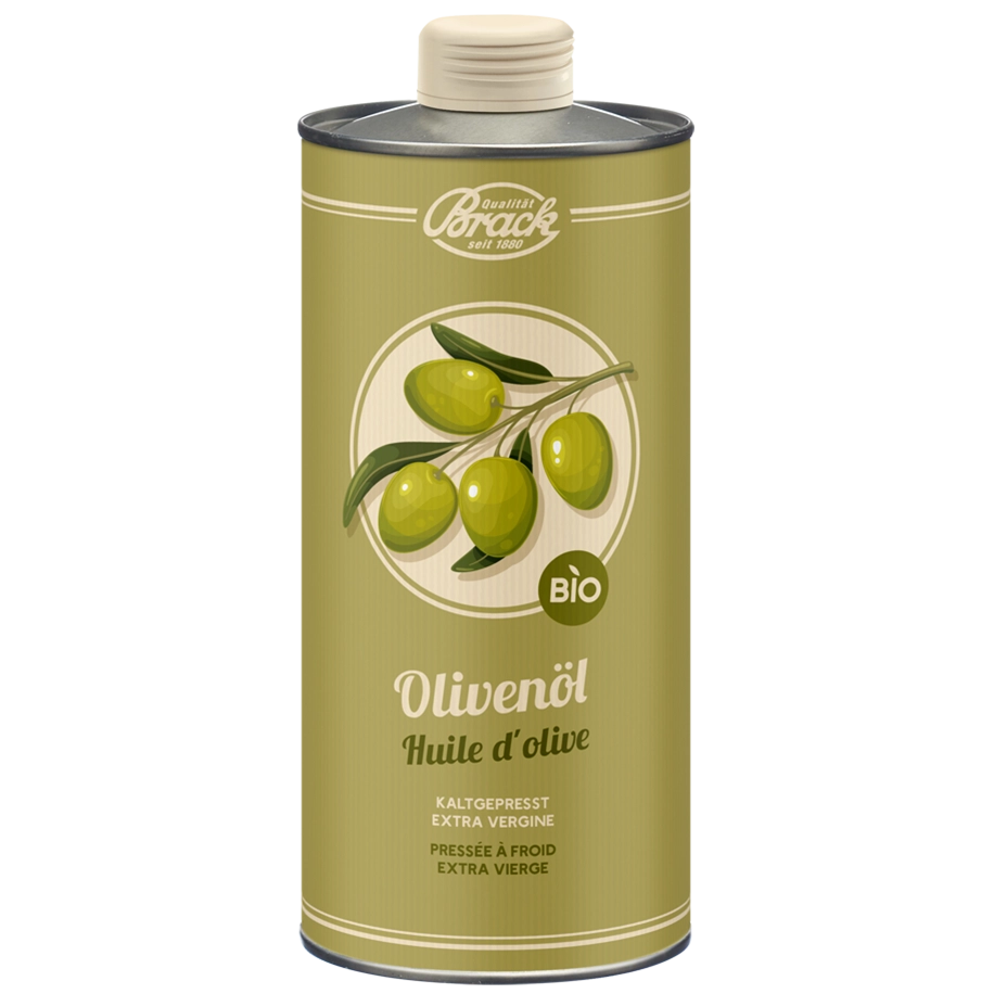 75cl Blechkanne Bio-Olivenöl von der Firma Alfred Brack AG