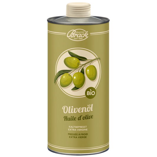 75cl Blechkanne Bio-Olivenöl von der Firma Alfred Brack AG